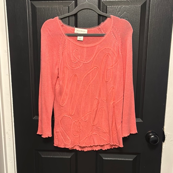 Dana Buchman Coral Women's Top - Picture 1 of 6